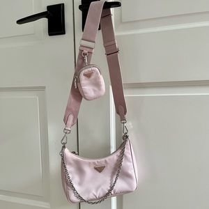 Prada Re-Edition 2005 Re-Nylon bag -  pink